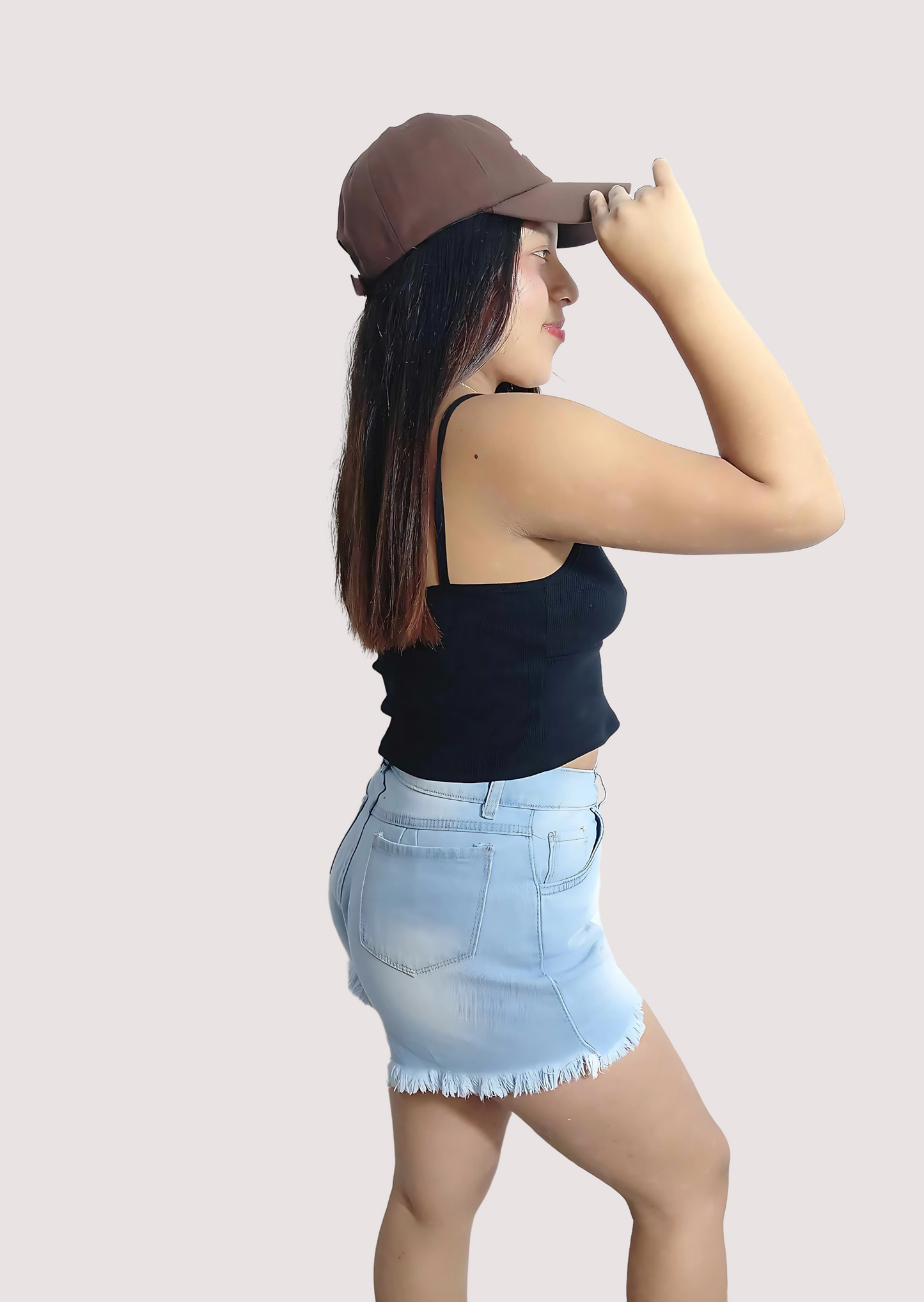 Colección Crop Top Devora D-17001 (Rib Grueso Algodón 100%)