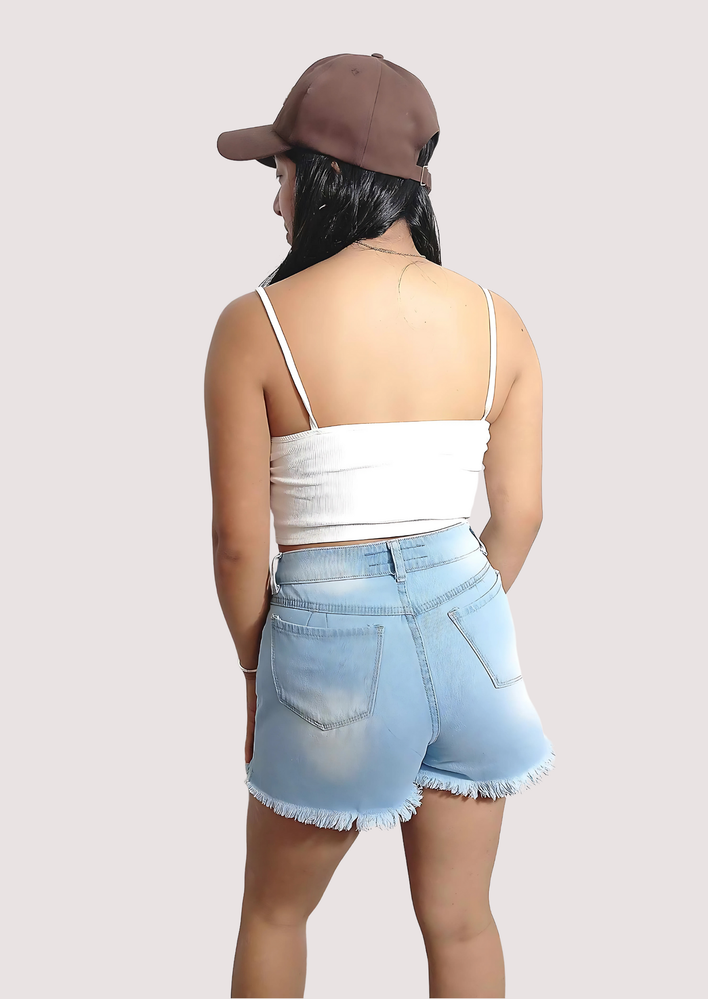 Colección Crop Top Devora D-17003 (Rib Grueso Algodón 100%)